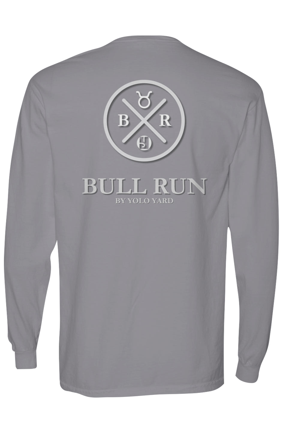Garment Dyed Long-Sleeve Pocket T-Shirt | BULL RUN by YOLO Yard