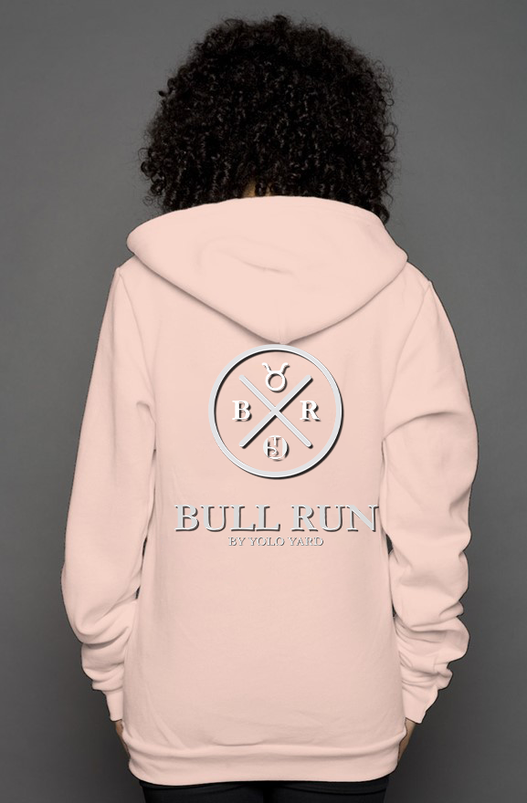 Heavyweight Fleece Zip Hoodie Unisex | BULL RUN by YOLO Yard