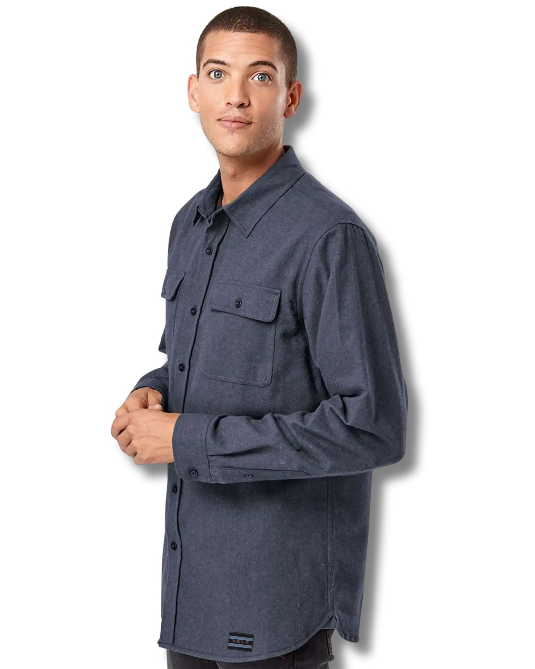 Solid Flannel Shirt | BULL RUN by YOLO Yard