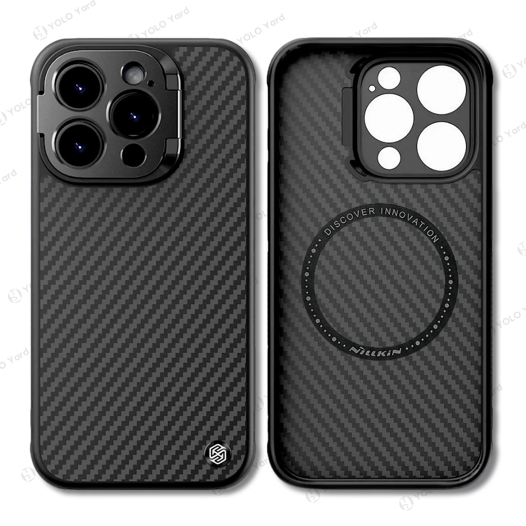 nillkin aramid fiber carbon magsafe phone case iphone 16 pro max 2025